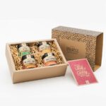 Feines Bio Curry Set im Almgold-Aromaglas mit vier exotischen Gewürzmischungen