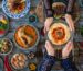 unterschiedliche indische Gerichte mit Harissa gewürzt - Rezepte