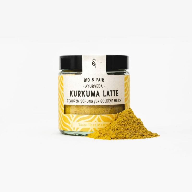 kurkuma latte gewuerzmischung fuer goldene milch | almgold-soulspice 1