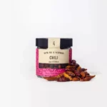 Bio Birdseye Chili ganz, intensiv rot getrocknet im Almgold-Aromaglas