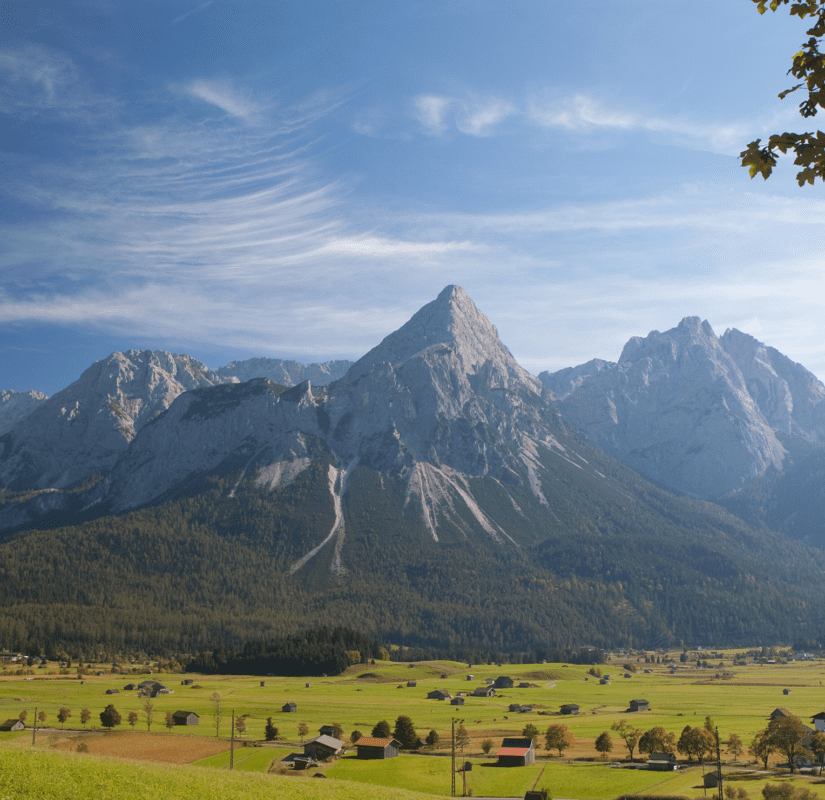 panoramabild von bergen
