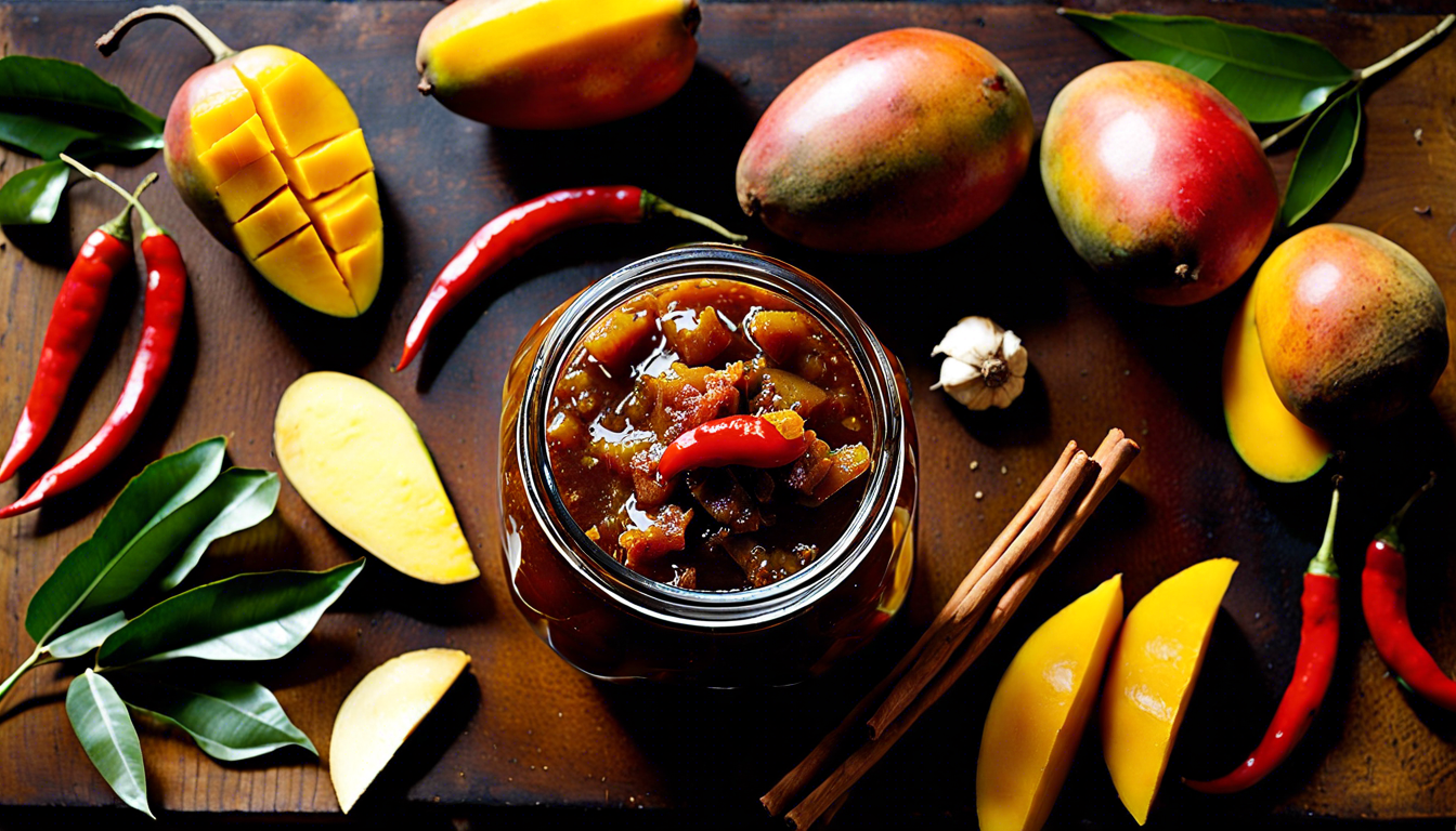 Mango Chutney mit Zimt und Ingwer