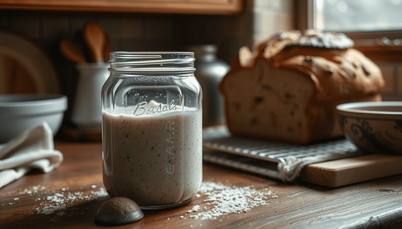 Sauerteig ansetzen - Sauerteigstarter